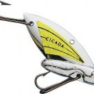 Reef Runner Cicada 1/4 oz Silver/Chartreuse.
