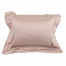 $95 New Yves Delorme Triomphe Sureau 1 Boudoir Sham 12" x 16" Solid Taupe Brown Cotton Sateen $95 New Yves Delorme Triomphe Sureau 1 Boudoir Sham 12" x 16" Solid Taupe Brown Cotton Sateen
