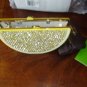 Kate Spade Via Limoni Lina Lemon Wedge Handbag Clutch Sparkling Bag Purse RARE New NWT