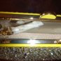 Kate Spade Via Limoni Lina Lemon Wedge Handbag Clutch Sparkling Bag Purse RARE New NWT