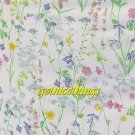 New Yves Delorme King Duvet Cover 111x92" Beaucoup Wildflowers Floral White Multicolor Cotton NWT
