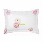 New Pair Yves Delorme Etrerose 2 Standard Shams Ranunculus Flower Pink White Reversible France