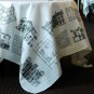 New Yves Delorme Pierre Frey Italian Palazzo RED Architectures Rectangular / Oblong Tablecloth New