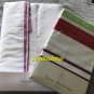 Yves Delorme NEW Pair POP KING Size Shams / Pillowcases Beautiful Pastel Stripes on White
