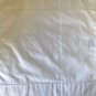 Yves Delorme Miroir Nude Boudoir Sham Case 12x17" Cotton White Pink Basket Weave Embroidery $120 NEW