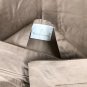 $95 New Yves Delorme Triomphe Sureau 1 Boudoir Sham 12" x 16" Solid Taupe Brown Cotton Sateen