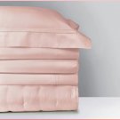 Yves Delorme 2 Triomphe Blush Pink King Shams Pillowcases Cotton Sateen New Pair Yves Delorme 2 Triomphe Blush Pink King Shams Pillowcases Cotton Sateen New Pair
