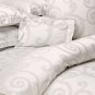 Yves Delorme Cosimo Silver Gray Boudoir Sham Case 12"x16" Classic Scrolls Reversible NEW $140