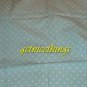 2 Yves Delorme Balade Celadon King Pillowcases Cherry Blossom Green White Polk Dots France