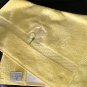 New Yves Delorme Guest Towel Solstice Yellow Cotton Modal Terry Iris Floral Embroidery