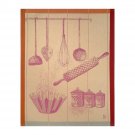 Yves Delorme Dessert Tea Dish Kitchen Towel 100% Jacquard Cotton Whimsical Baking Tools Utensils NEW