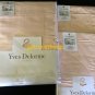 NEW $395 Yves Delorme Triomphe Blush Solid Peach Pink Twin (Single) Duvet Cover 100% Cotton Sateen