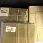 New Yves Delorme Athena Ecru 2 Euro Shams Cream Ivory Embroidery Stripe 500TC Egyptian Cotton $300