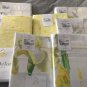 NWT Solstice King Duvet Cover & 2 King Pillowcases Set Yves Delorme Iris Floral $805