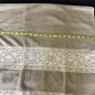 One New 22 x 39 Hand Towel Yves Delorme Vulcain Ecru 100% Terry Cotton France
