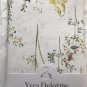 New Yves Delorme Senteur Floral Reversble Super King Duvet Cover Cotton Percale $500