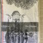 Yves Delorme Paris Eiffel Tower Hot Air Ballon 100% Jacquard Cotton Tea Dish Kitchen Towel NEW