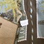 New $338 Iosis Yves Delorme Throw Blanket Paris Eiffel Tower Stamp Jacquard Woven Cotton Tapestry