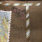 New $338 Iosis Yves Delorme Throw Blanket Paris Eiffel Tower Stamp Jacquard Woven Cotton Tapestry