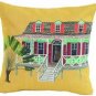 ONE Iosis Yves Delorme New Beach House Mon Ile Lime Green 18" Pillow Cover $155