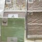 $250 New Yves Delorme Fitted Sheet Full Size Rangoon Light Purple Multi Floral Egyptian Cotton