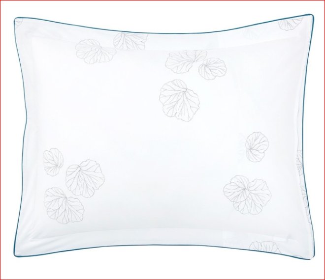 New Pair Yves Delorme Pavot 1 Sham Pillowcase Poppy Floral Reversible