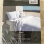 New Hugo Boss Yves Delorme Paros 18" Cal King Fitted Sheet Nacre Cream Sateen