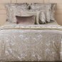 $650 New Queen Duvet Cover Yves Delorme Cachemire Damask Jacquard Sateen France