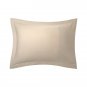 New Yves Delorme Pillow Sham Case Aurore Floral Pierre Tan Neutral Organic Cotton Sateen France