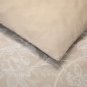 New Yves Delorme Pillow Sham Case Aurore Floral Pierre Tan Neutral Organic Cotton Sateen France