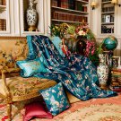 New Yves Delorme Un Jour Histoire Counterpane Throw Blanket Bedcover Velour Floral Animals New Yves Delorme Un Jour Histoire Counterpane Throw Blanket Bedcover Velour Floral Animals