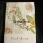 New Yves Delorme Flores KING Flat Sheet Flores 114 x 116" Floral White Multi Organic Sateen France