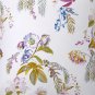 New Yves Delorme Flores KING Flat Sheet Flores 114 x 116" Floral White Multi Organic Sateen France