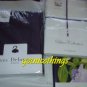 Yves Delorme NEW Pair Tijuca Orchids EURO Square Shams / Pillowcases Floral Reversible 100% Cotton