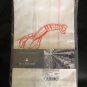 NWT Yves Delorme White Kitchen Tea Dish Towel Lobster Embroidery Cotton Linen Blend