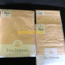 $825 King Duvet Cover & 2 King Shams Set Triomphe Blush Yves Delorme Peach Pink Sateen France $825 King Duvet Cover & 2 King Shams Set Triomphe Blush Yves Delorme Peach Pink Sateen France
