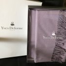New Gift Boxed Yves Delorme Bruyere Throw Blanket Pure Baby Alpaca Wool Triomphe Purple New Gift Boxed Yves Delorme Bruyere Throw Blanket Pure Baby Alpaca Wool Triomphe Purple