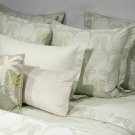 New Yves Delorme Complice 18" Decorative Accent Pillow Cover Embroidery Sateen
