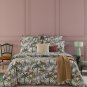 New Yves Delorme King Flat Sheet Iles Palms Forest Tropics Vegetation Organic Cotton