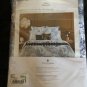 New Yves Delorme King Flat Sheet Boreale 106x110" Forest Landscape Nature Organic Cotton France