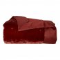 $130 NEW Yves Delorme King Sham Triomphe Opera Red Pillowcase 21x37" Luxury Cotton Sateen France