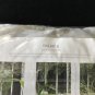 New Yves Delorme Flat Sheet 240x295 CM Jacquard Damask Sage Palm Leaves Sateen France