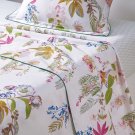 NWT Yves Delorme Flores 2 King Shams Cases Multi Floral Reverse Graphics Organic Sateen France NWT Yves Delorme Flores 2 King Shams Cases Multi Floral Reverse Graphics Organic Sateen France