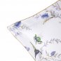 New Pair (2) Yves Delorme King Shams Cases GRIMANI Venice Palace Foliage Bird Paisley Organic Sateen