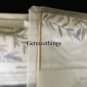 New Pair (2) Yves Delorme King Shams Cases GRIMANI Venice Palace Foliage Bird Paisley Organic Sateen