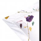 1 NEW YVES DELORME SAITO Sham Case 12x17" Floral Butterflies Reversible Organic Cotton France