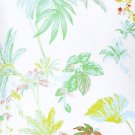 New Yves Delorme ETE Queen FLAT Sheet Tropical Floral White Pastel Multi Sateen NWT France New Yves Delorme ETE Queen FLAT Sheet Tropical Floral White Pastel Multi Sateen NWT France