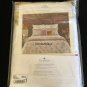 Yves Delorme Eclats KING Flat Sheet 114x116" Wildflower Poppy White Multicolor Lila Purple France
