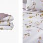 Yves Delorme Eclats KING Flat Sheet 114x116" Wildflower Poppy White Multicolor Lila Purple France