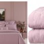 New Pair Yves Delorme Lila Triomphe 2 King Shams Lavender Lilac Purple Organic Sateen France